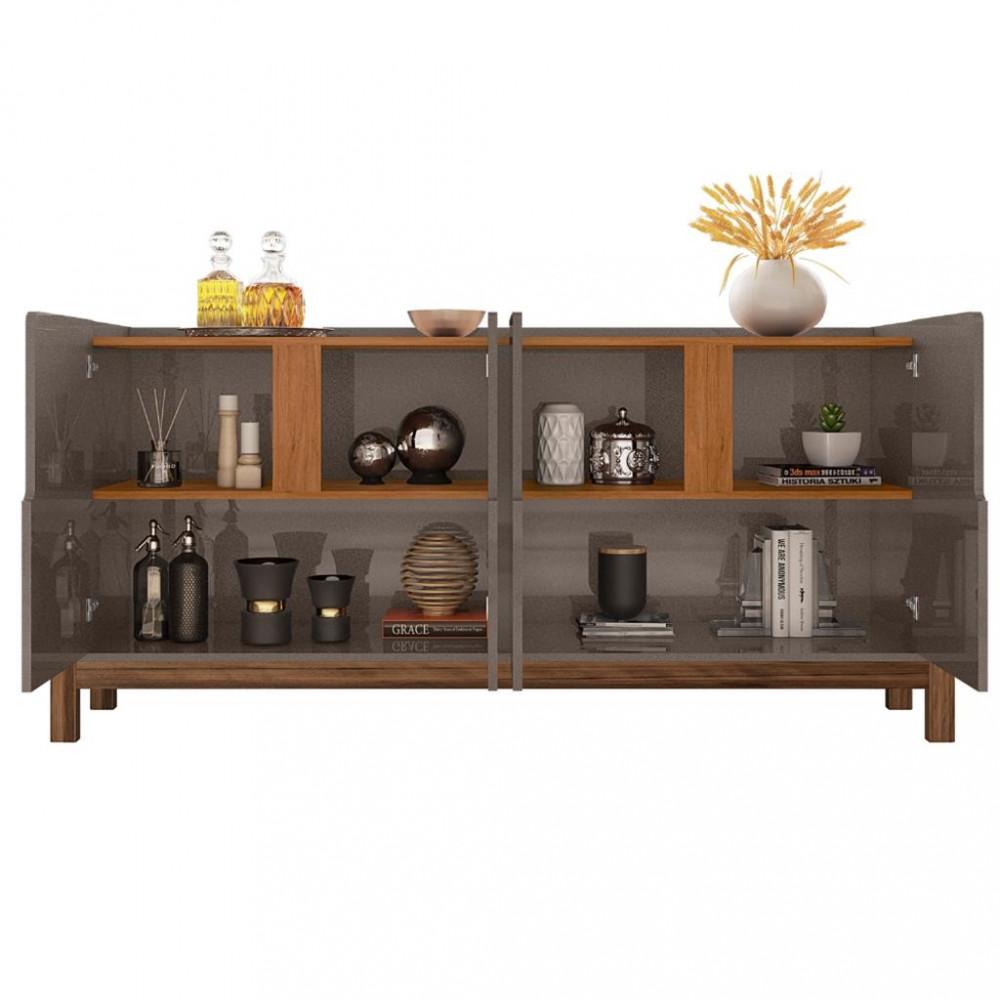 Aparador Buffet 4 Portas 170cm Lizz Casa D - 3