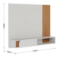 Painel para TV até 60 Polegadas 1 Porta Jurerê Colibri - 4