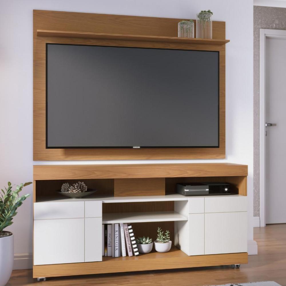 Rack com Painel para TV até 55 Polegadas 2 Portas Yara Maia Colibri - 1