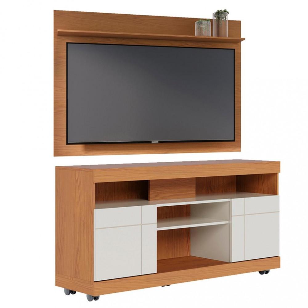 Rack com Painel para TV até 55 Polegadas 2 Portas Yara Maia Colibri - 2