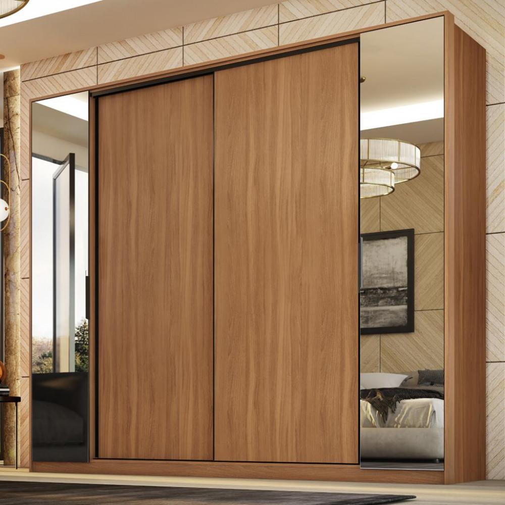 Guarda Roupa Casal 2 Espelho 4 Portas Flex 4 Gavetas Laredo Demartêz - 1