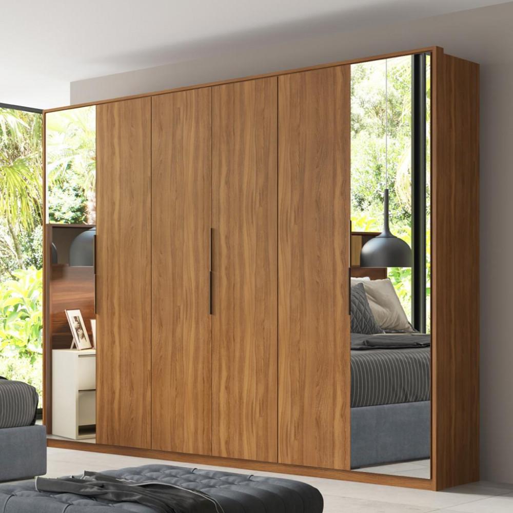 Guarda Roupa Casal 2 Espelho 6 Portas 6 Gavetas Atrice Demartêz - 1