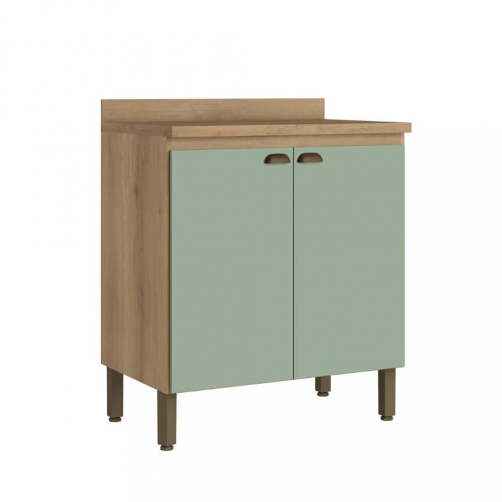 Balcão 2 Portas com Tampo 80cm Finesse THB - 1