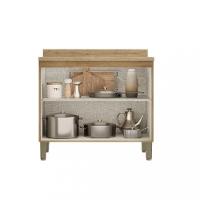 Balcão 2 Portas com Tampo 80cm Finesse THB - 2