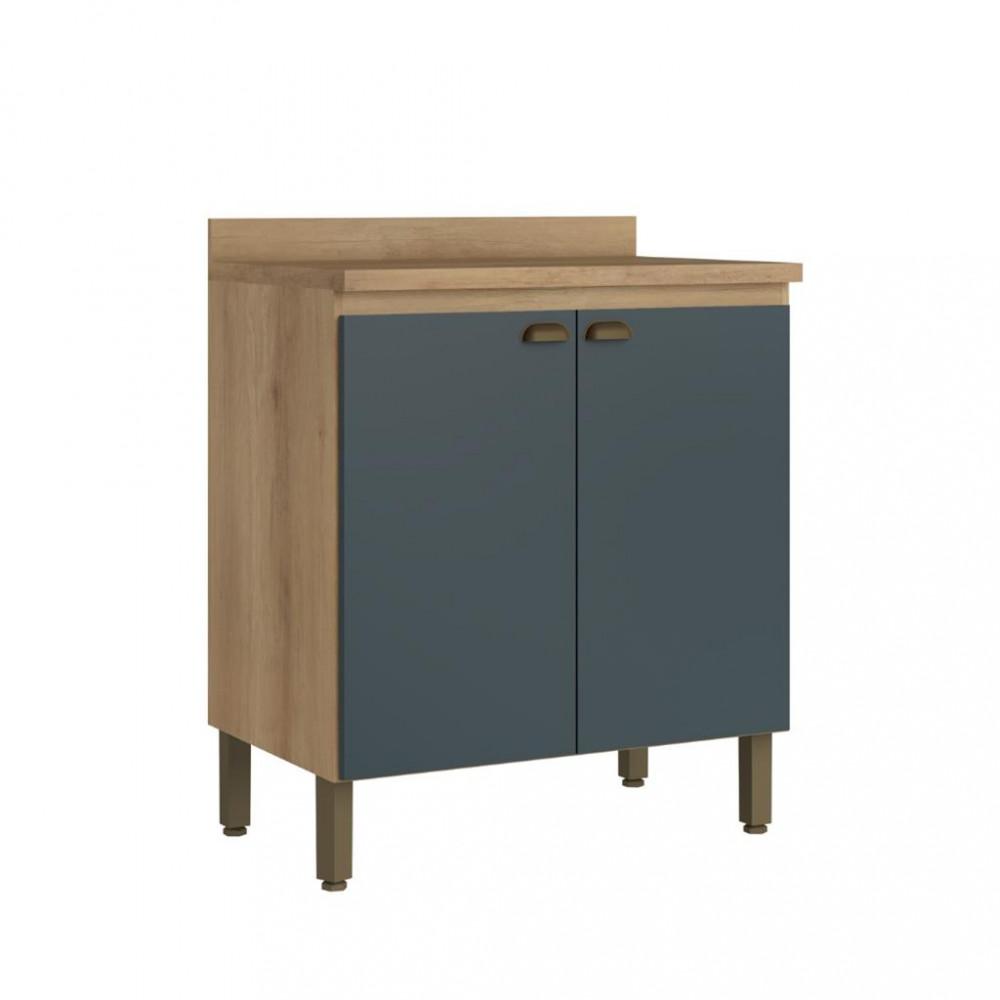 Balcão 2 Portas com Tampo 80cm Finesse THB - 1