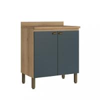 Balcão 2 Portas com Tampo 80cm Finesse THB - 1