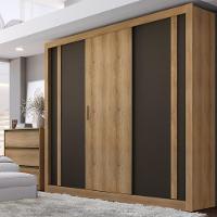 Guarda Roupa Casal 3 Portas Correr 4 Gavetas Flex Ibiza THB - 5