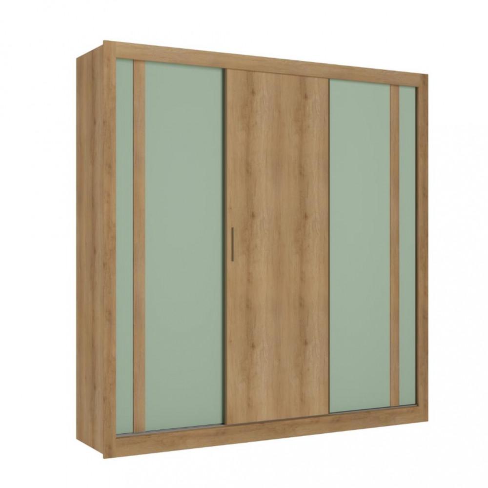 Guarda Roupa Casal 3 Portas Correr 4 Gavetas Ibiza THB - 2