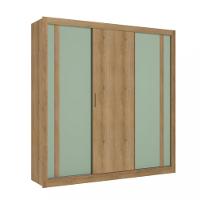 Guarda Roupa Casal 3 Portas Correr 4 Gavetas Ibiza THB - 2