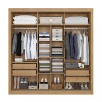 Guarda Roupa Casal 3 Portas Correr 4 Gavetas Ibiza THB - 3