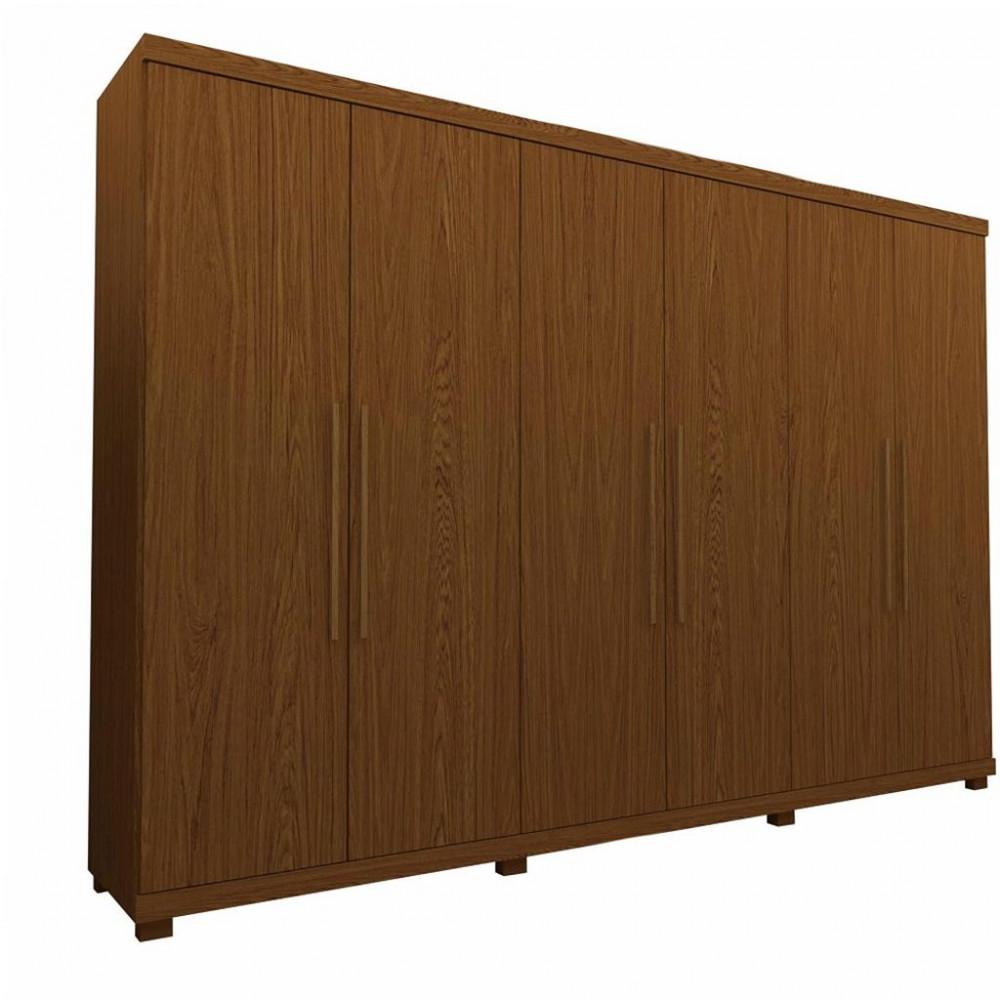 Guarda Roupa Casal com Pés 6 Portas 4 Gavetas Absolut New Gelius - 2