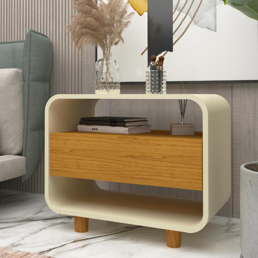 Mesa de Cabeceira 1 Gaveta Innova Gelius - 1