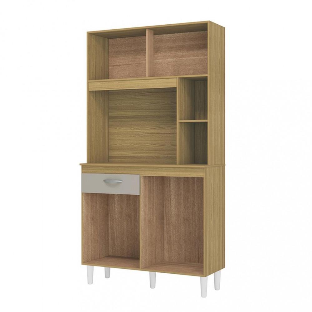 Cozinha Compacta 4 Portas 1 Gaveta 90cm Duda Poquena - 3