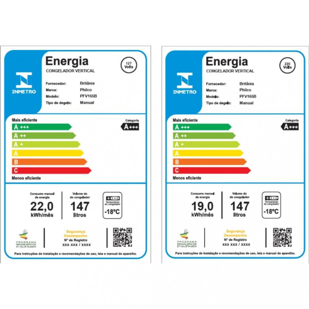 Freezer Vertical Philco PFV165B 1 Porta 140L - 4
