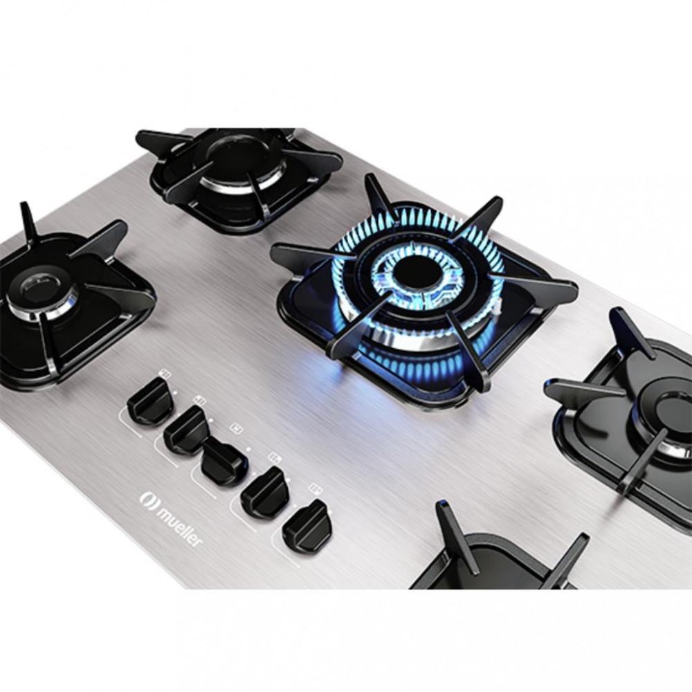 Cooktop 5 Bocas Mueller Tripla Chama MCG5BK - 2
