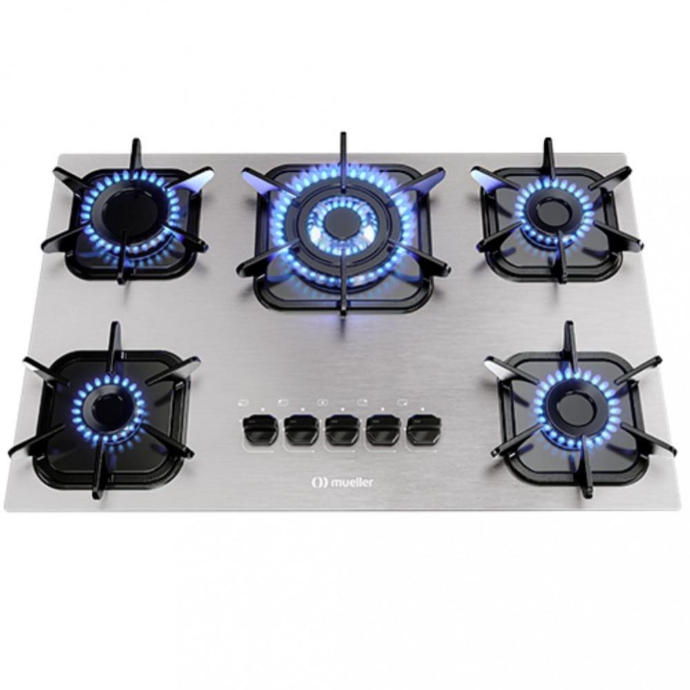 Cooktop 5 Bocas Mueller Tripla Chama MCG5BK - 5