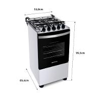 Fogão 4 Bocas Brastemp BFO4NBB Automático