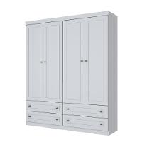 Guarda Roupa Infantil 4 Portas 4 Gavetas Americano Henn - 3