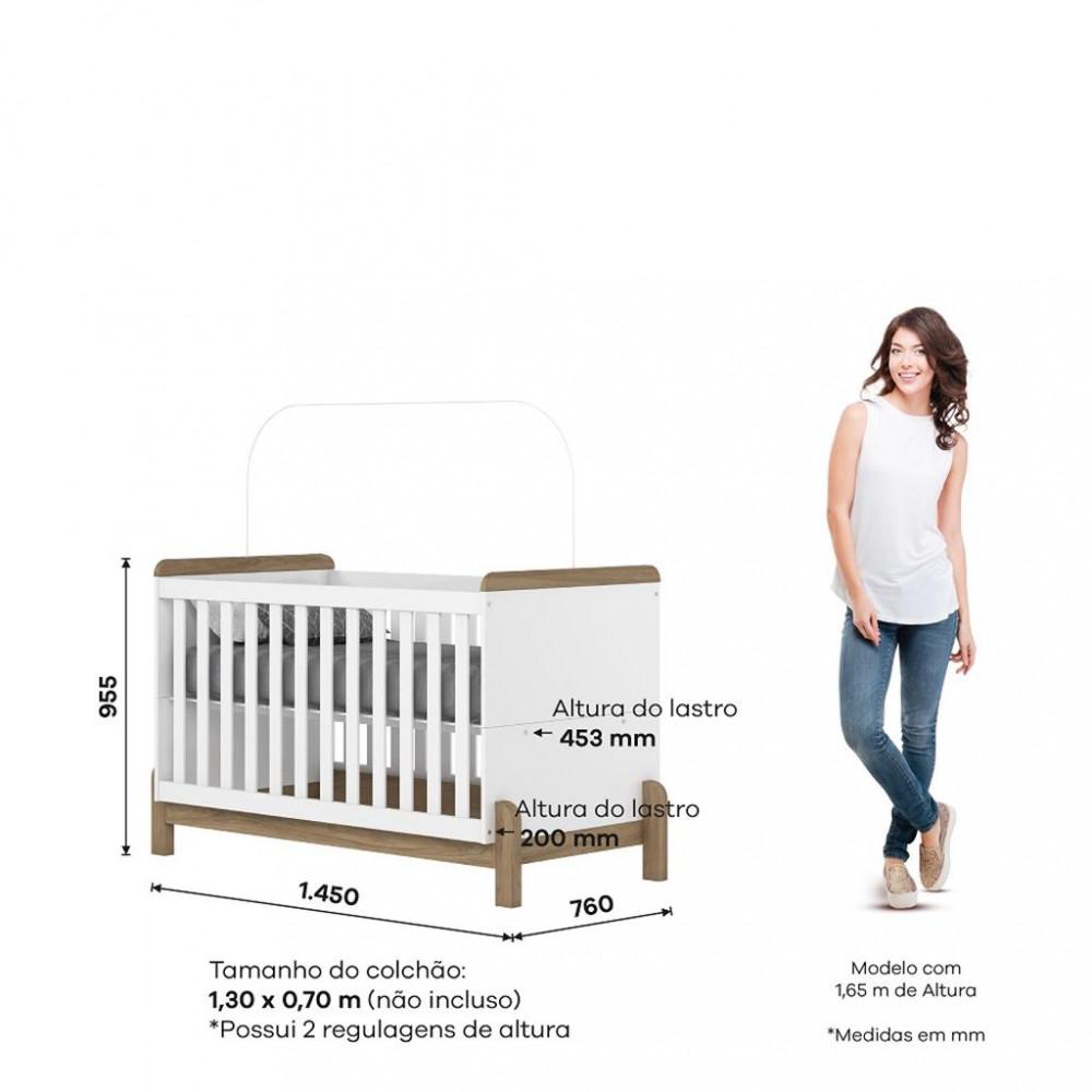 Berço Mini Cama 2 em 1 Ternura Henn - 3