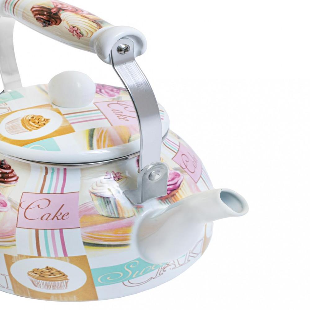 Chaleira A5 Esmeralda Charm 2,5L Sem Apito - 4