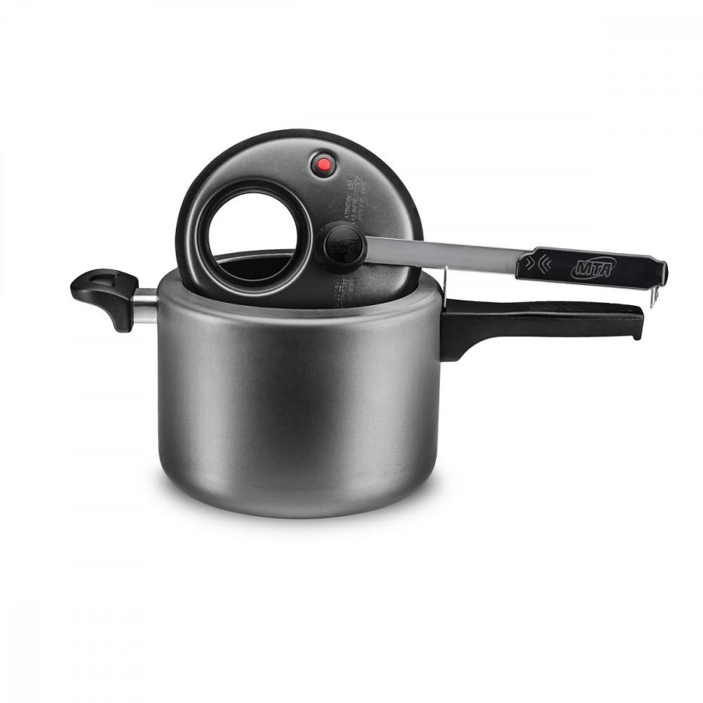 Panela de Pressão Mta 4.5 Litros de Alumínio com Visor 6000 - 2