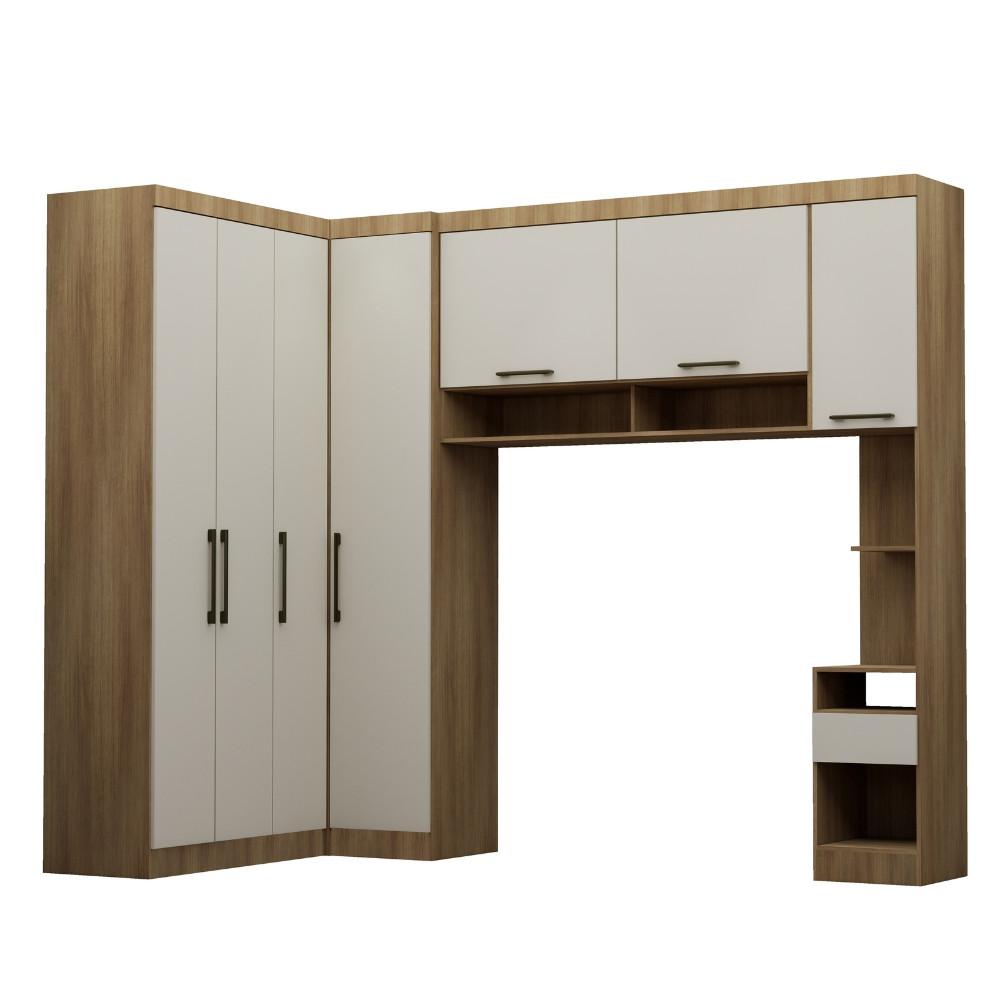 Guarda Roupa 7 Portas 3 Gavetas Paris Luciane - 2