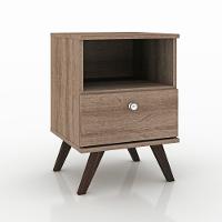Mesa de Cabeceira RT3019 1 Gaveta Movelbento - 2