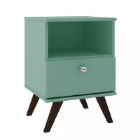 Mesa de Cabeceira 1 Gaveta Retro Movelbento - 2