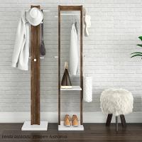 Cabideiro com Prateleira AZ1019 Tecnomobili - 2