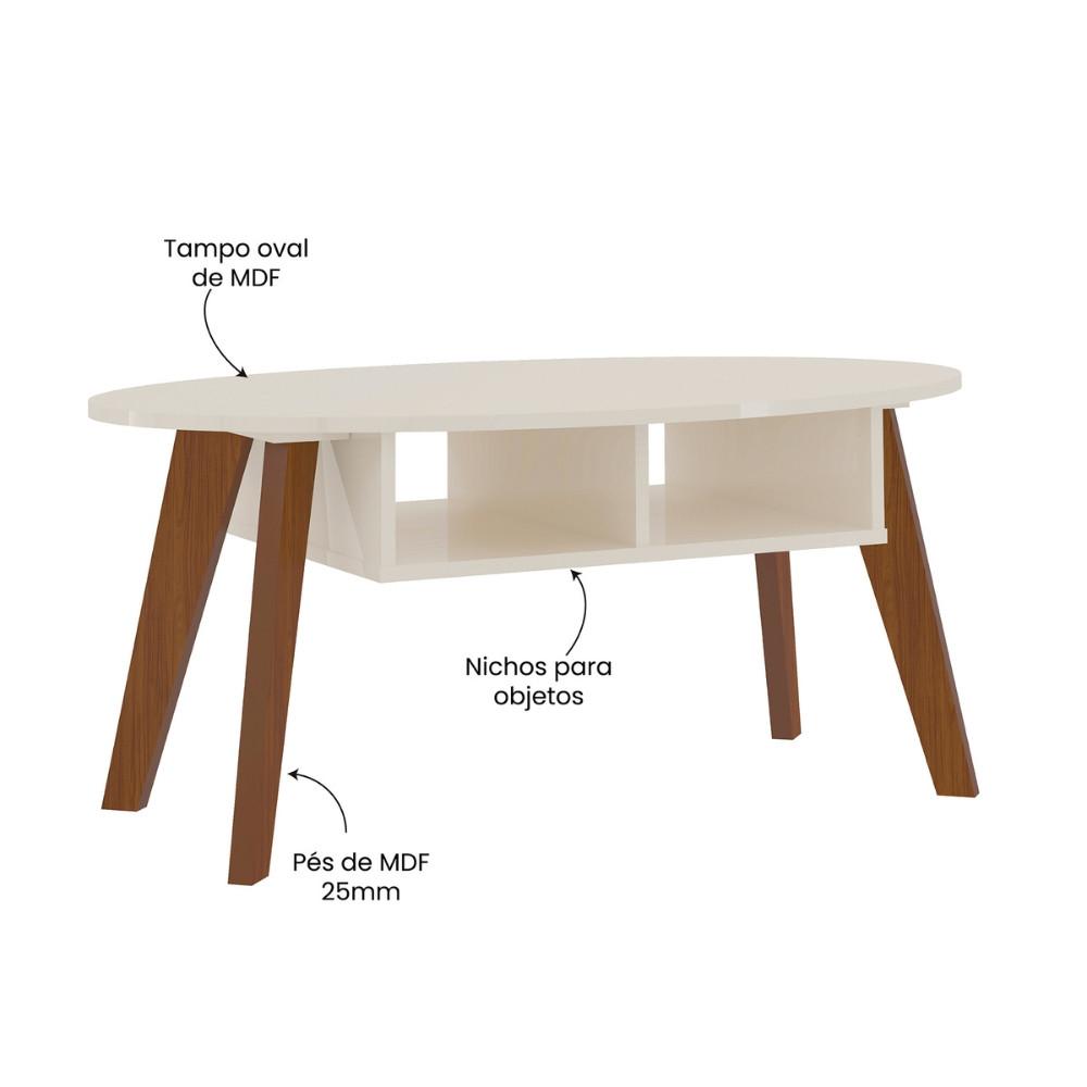 Mesa de Centro Diva Atrely - 3