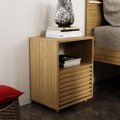 Mesa de Cabeceira 1 Gaveta Ripado CM8042 Tecnomobili