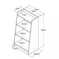 Estante Infantil Multiuso 4 Prateleiras Montessoriano Meu Fofinho Art in Moveis - 3