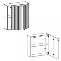 Armário Aéreo 1 Porta Articulada 80cm Art Kits Parana - 3