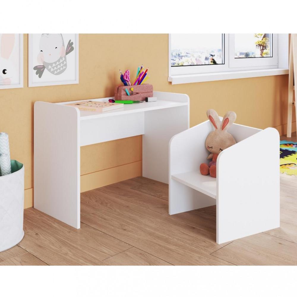 Conjunto Infantil Mesa e Poltrona Montessoriano Meu Fofinho  Art in Moveis - 1