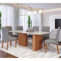 Conjunto Sala de Jantar Mesa Ester  180cm 6 Cadeira Clarice Cimol - 1