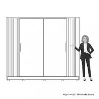 Guarda Roupa Casal 4 Portas 4 Gavetas Flex Jacaranda Albatroz - 5