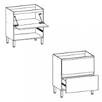 Balcão 1 Porta 1 Gaveta 80cm Art Kits Parana - 3