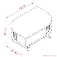 Mesa de Centro Indianápolis Madetec - 4