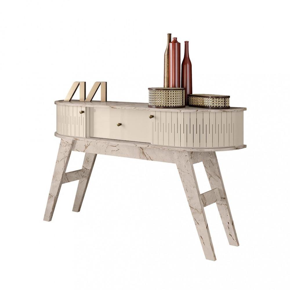 Aparador 2 Portas 1 Gaveta Estoril Madetec - 2