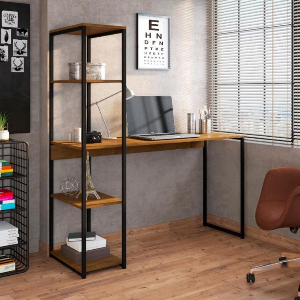 Escrivaninha com Estante 136cm Brooklyn Artefamol - 1