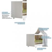 Berço Mini Cama Flocos Tigus Baby - 3