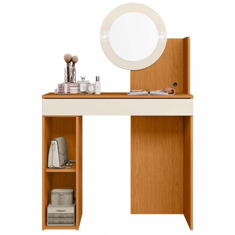 Penteadeira 1 Gaveta 1 Porta Com LED Camarim Áurea Albatroz - 2