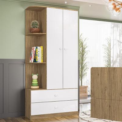 Guarda Roupa Infantil 2 Portas 2 Gavetas Labirinto Henn