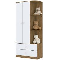 Guarda Roupa Infantil 2 Portas 2 Gavetas Labirinto Henn - 2