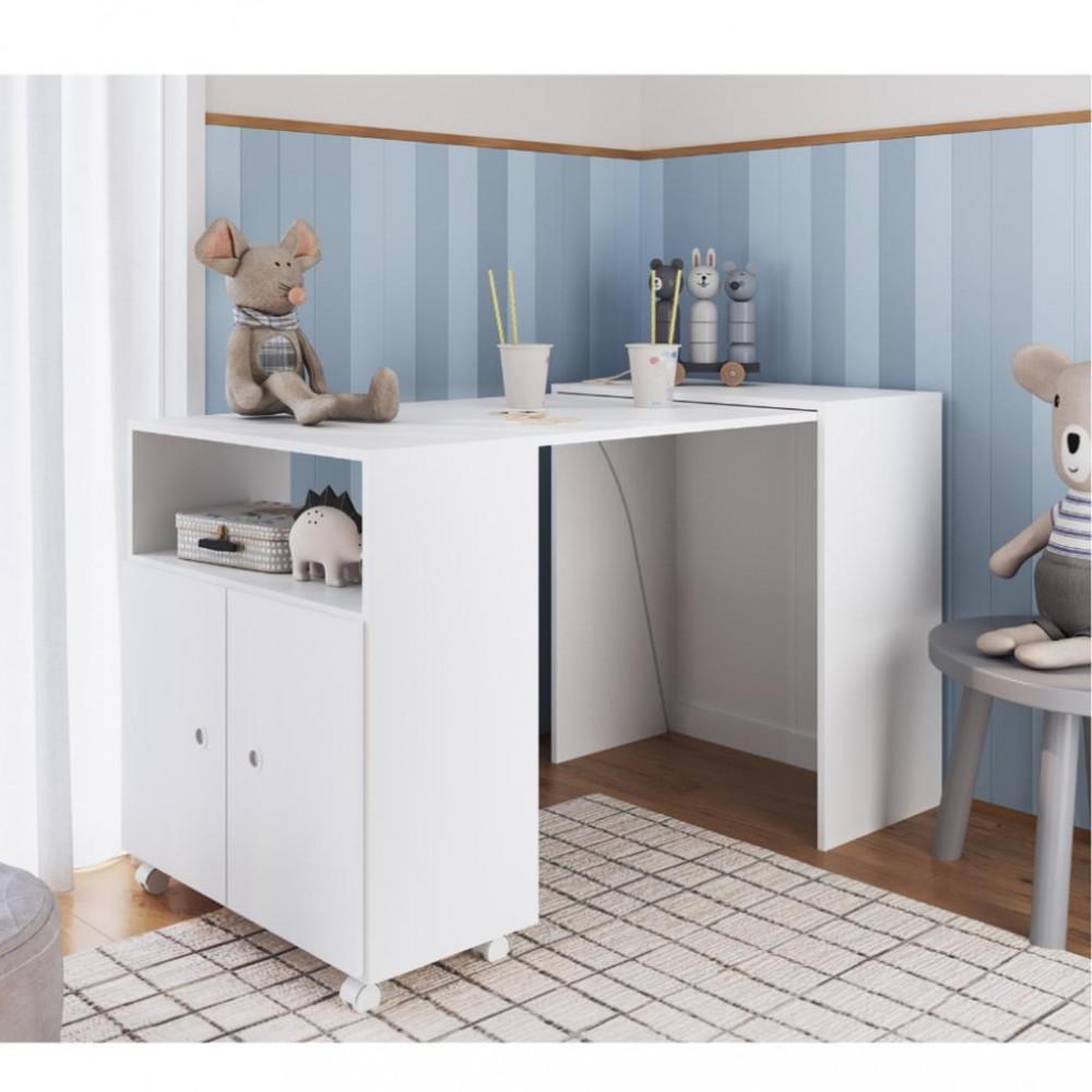 Balcao Infantil Multiuso Recolhível com Rodízios BL1000 Art in Moveis - 1