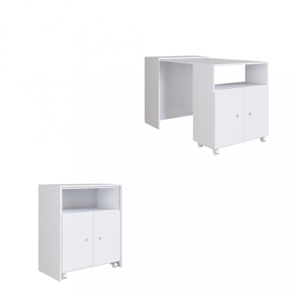 Balcao Infantil Multiuso Recolhível com Rodízios BL1000 Art in Moveis - 3