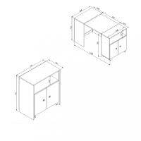 Balcao Infantil Multiuso Recolhível com Rodízios BL1000 Art in Moveis - 4