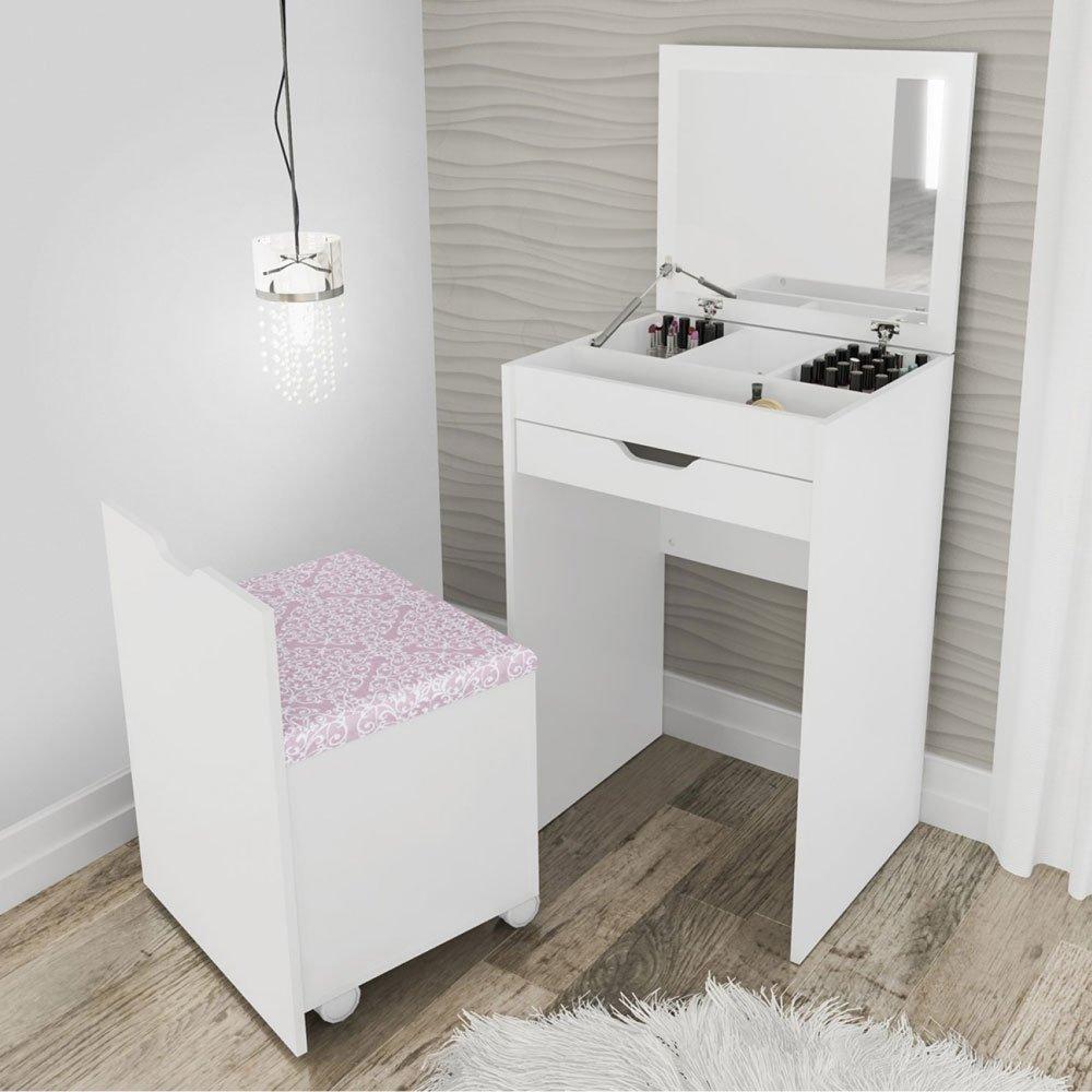 Penteadeira 1 Gaveta com Espelho Tecno Mobili PE2007 - 2