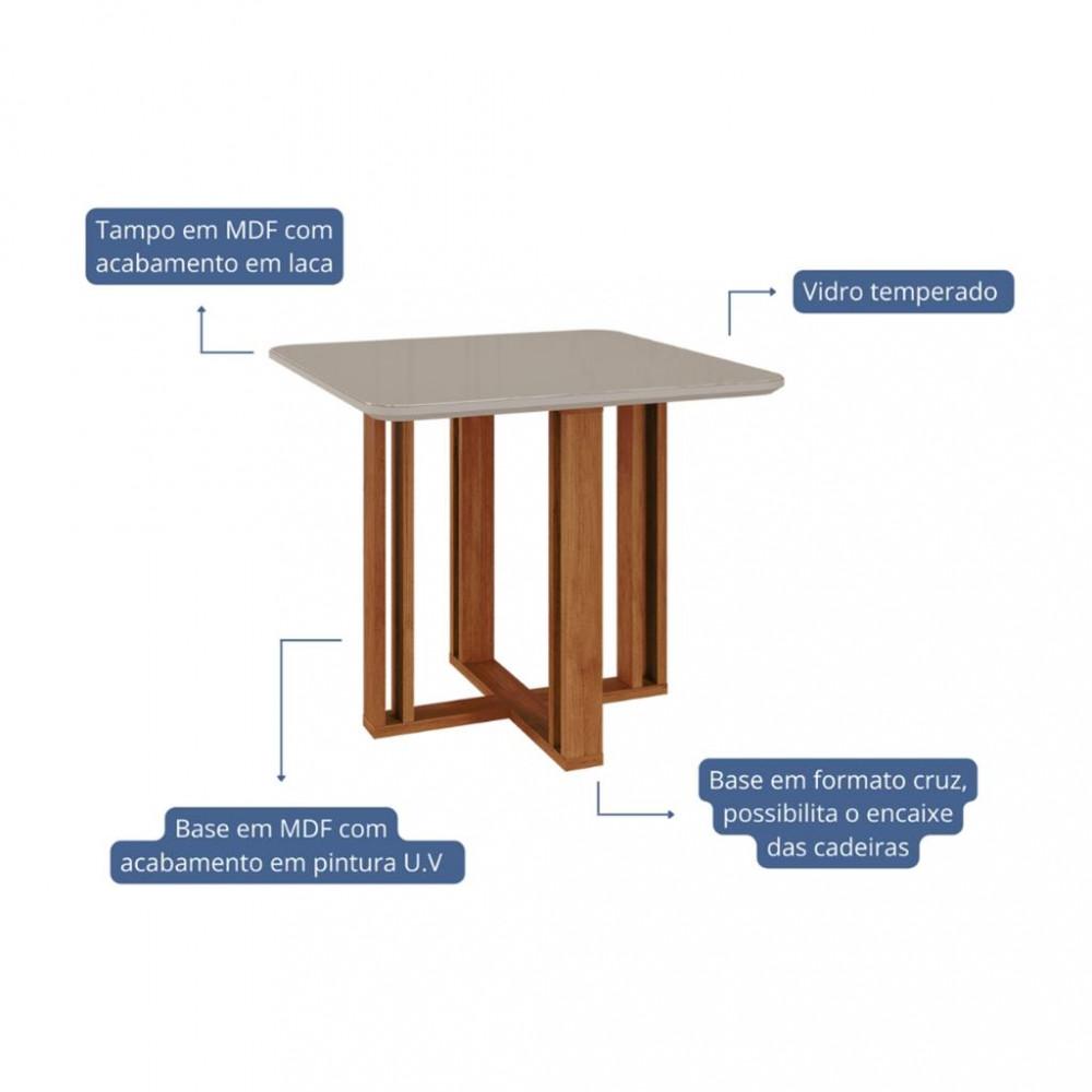 Mesa de Jantar Redonda Flora Cimol - 2