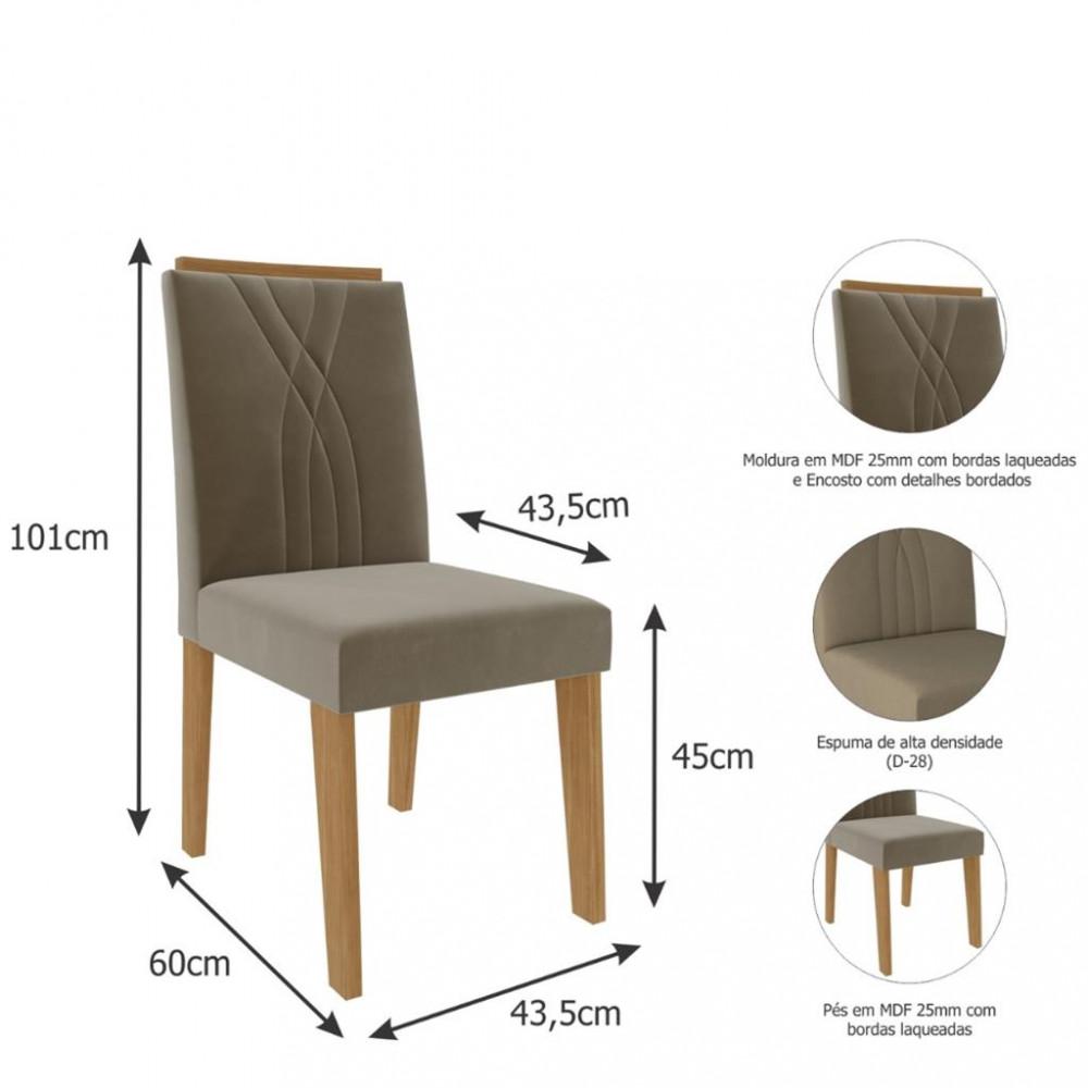 Conjunto 2 Cadeiras Nicole Cimol - 2